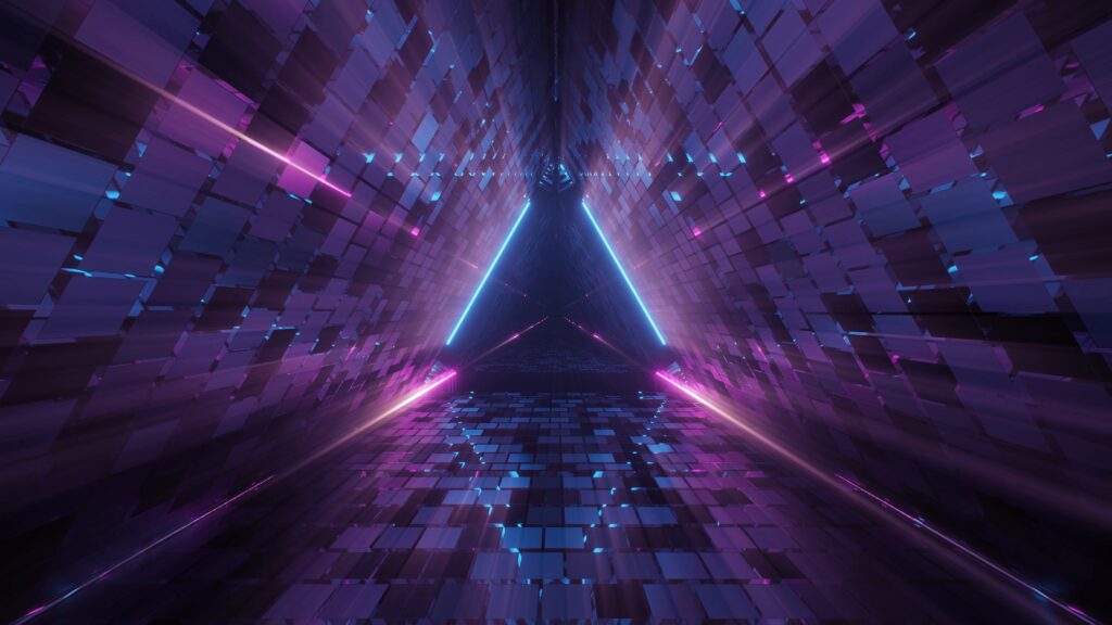 cool-geometric-triangular-figure-neon-laser-light-great-backgrounds