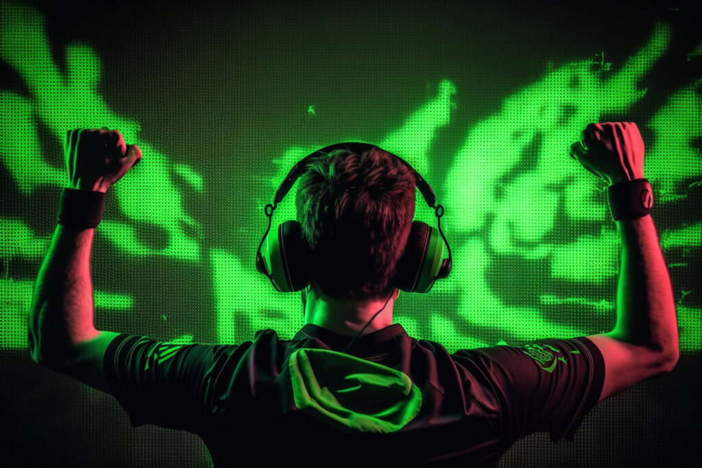 professional-esports-gamer-back-side-view-rejoices-victory-generative-ai